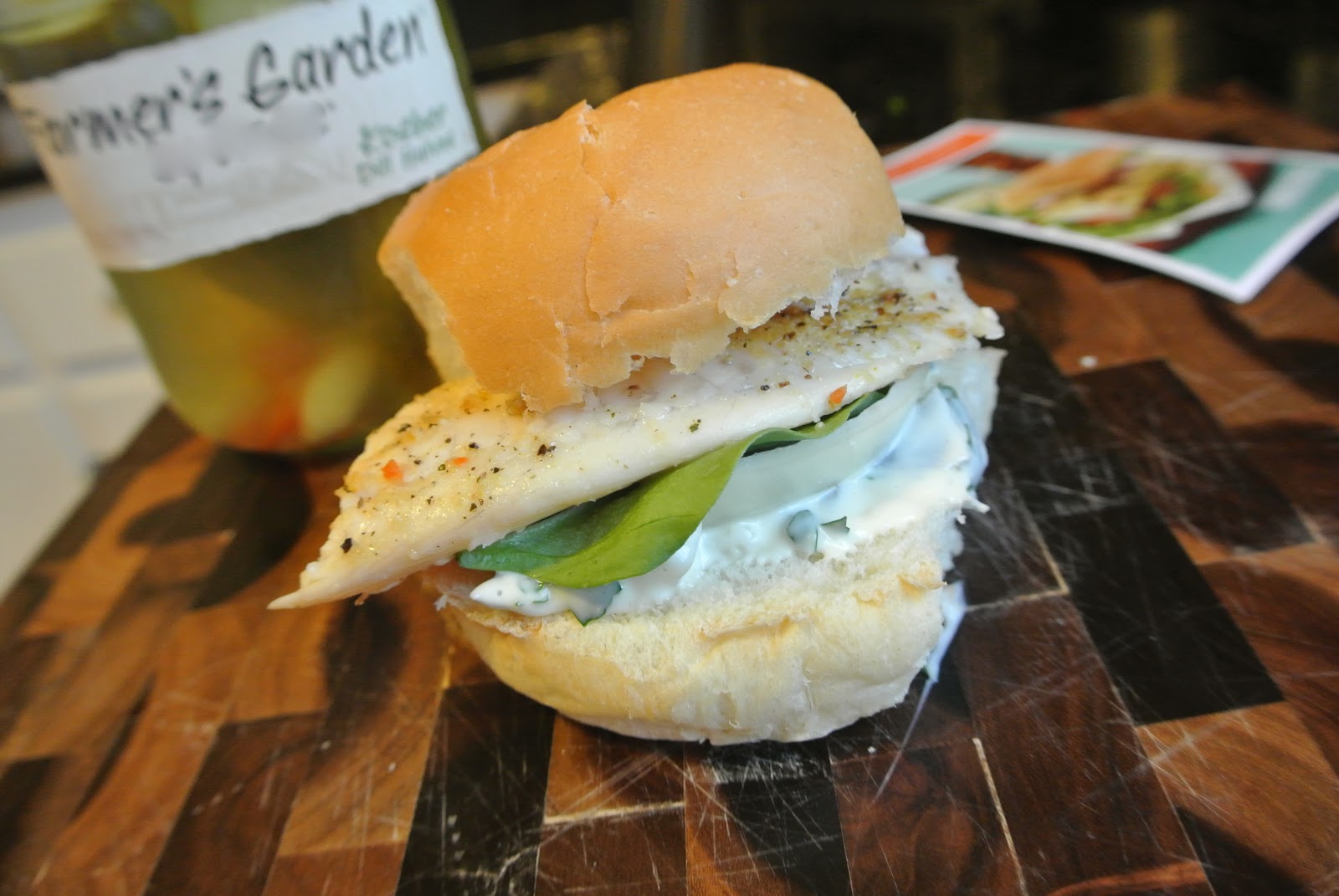 Thrifty Thursday; Grilled Cod Sandwiches with Homemade Tartar Sauce