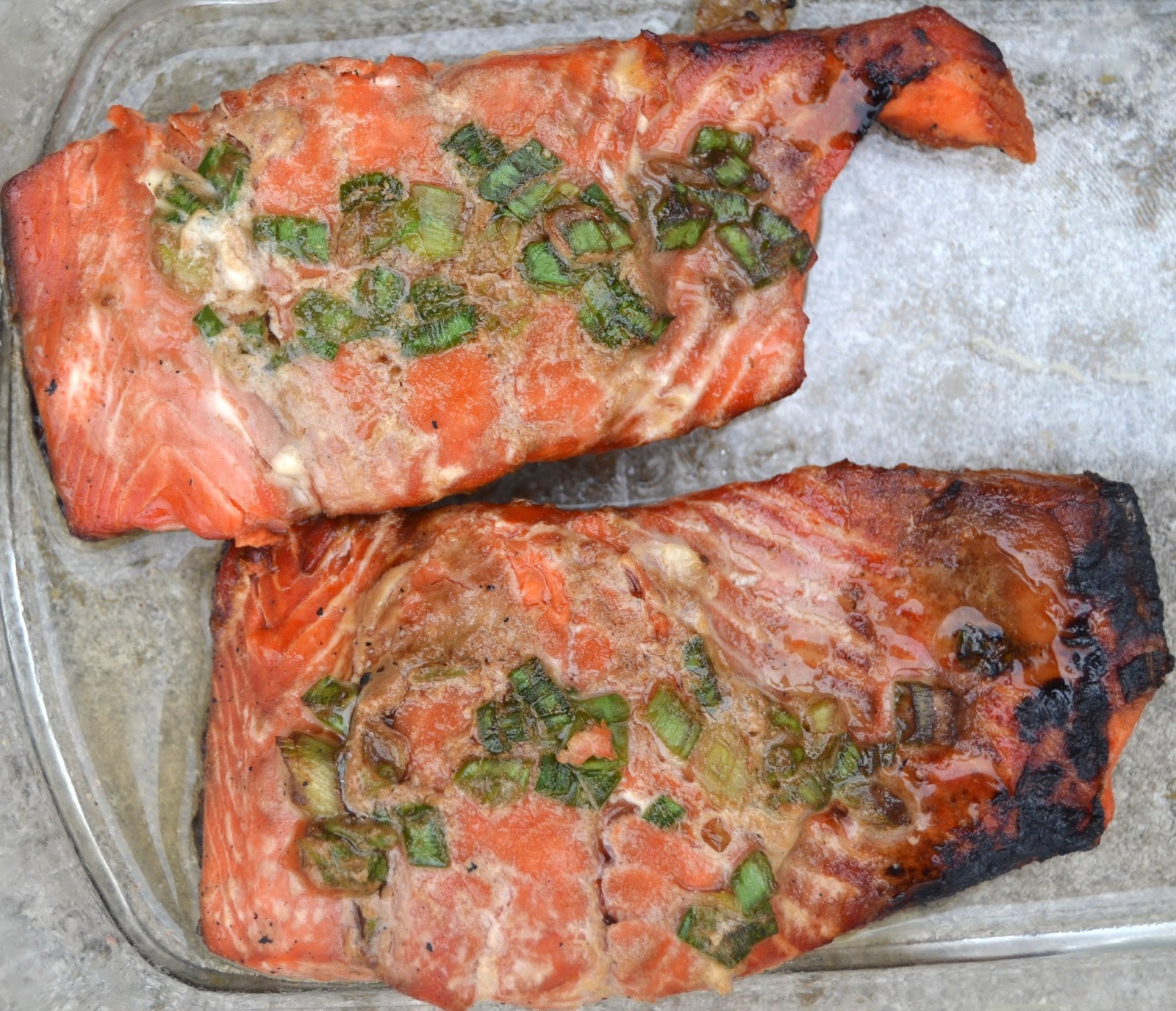 Green Onion Grilled Salmon The Nutritionist Reviews