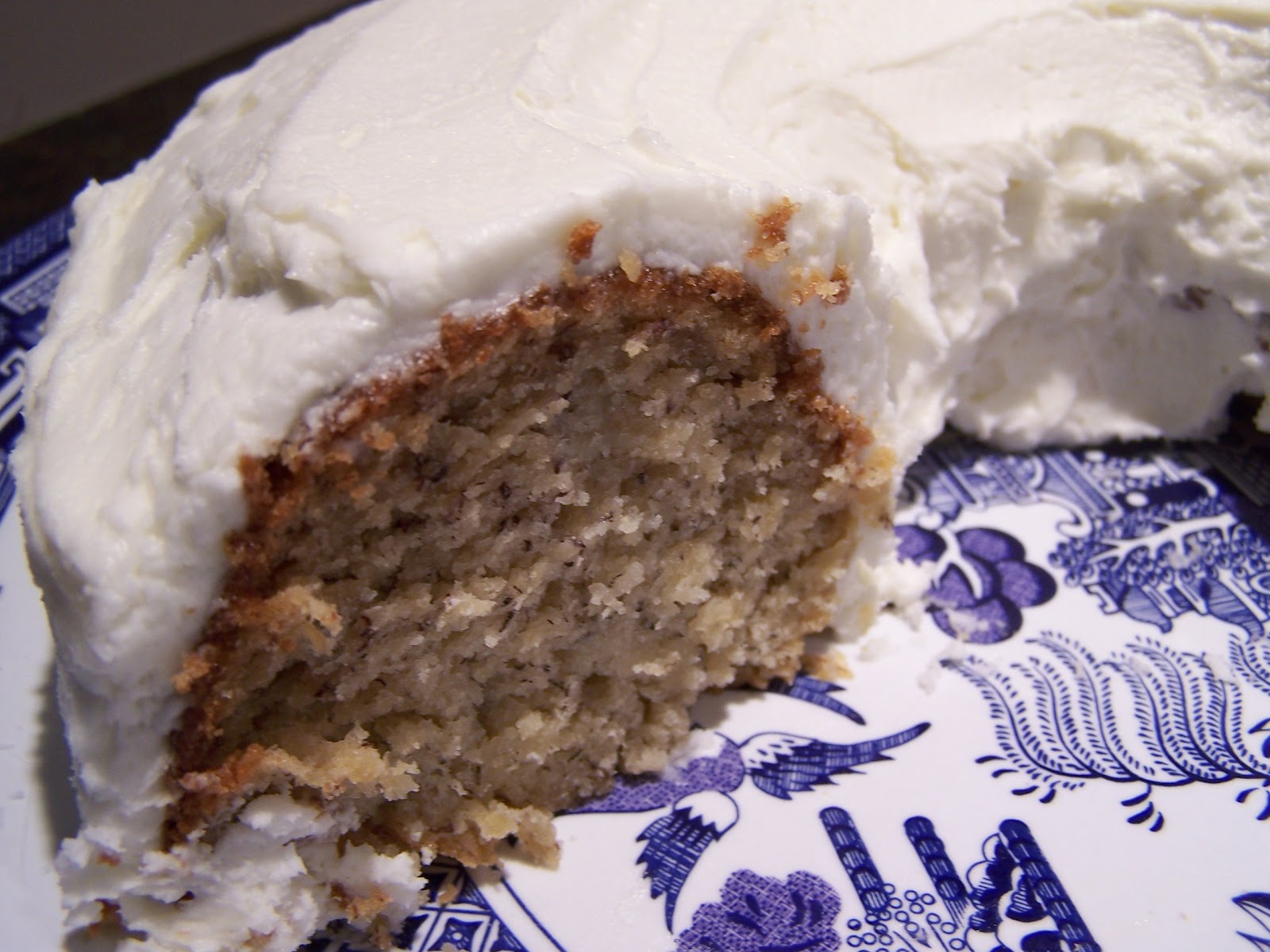 Go Ahead... Take A Bite! Sweet Buttermilk Banana Cake