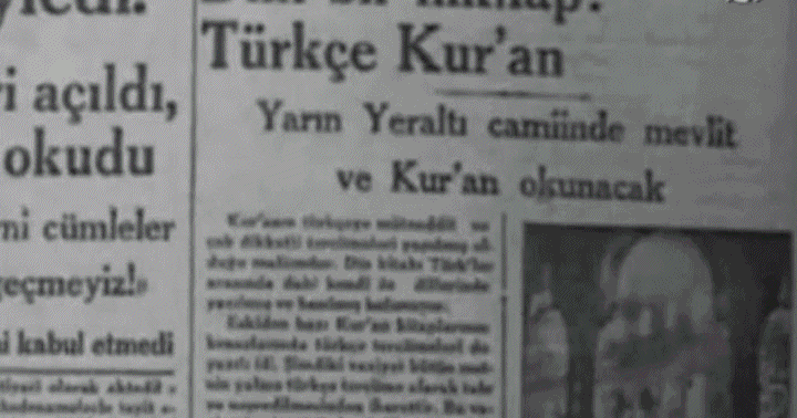 Ataturk Donemi Resmi Yayinda Kur An A Hakaret Belgelerle Gercek Tarih