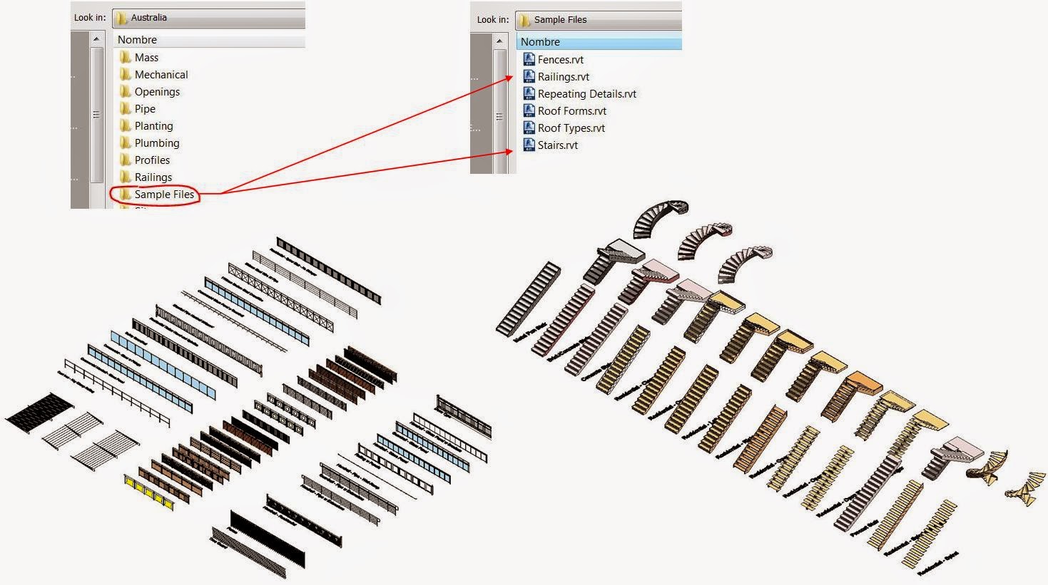 REVIT WINDSURFER: STAIRS & RAILINGS REVIT SAMPLES