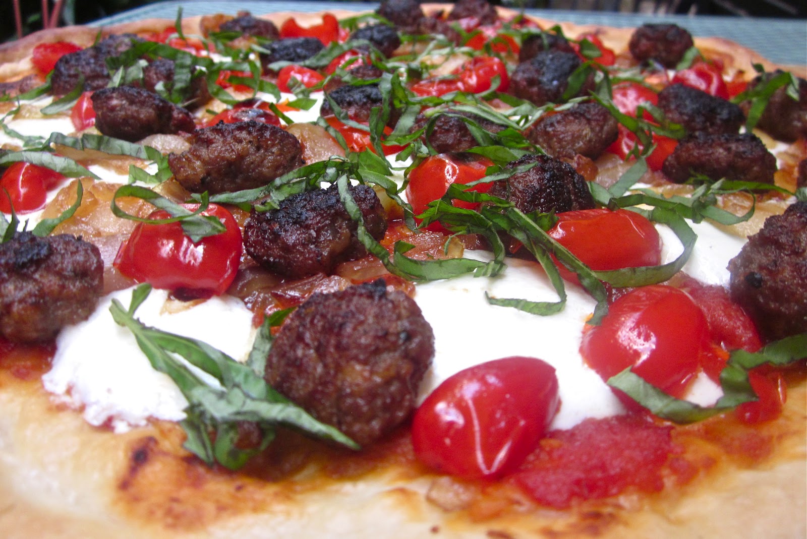 Haute + Heirloom Antico Inspired "San Gennaro Pizza" on White Truffle