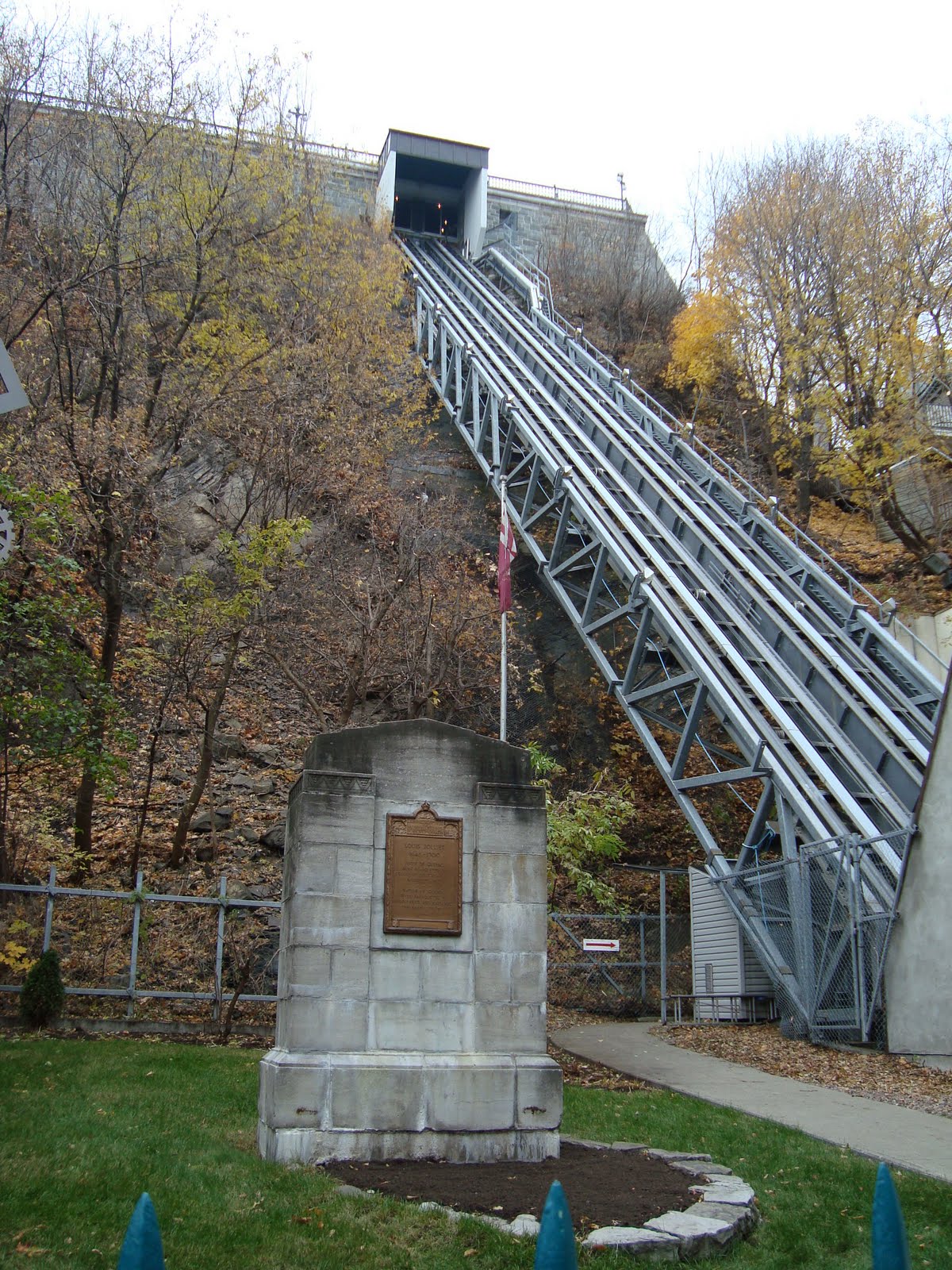 here.there.everywhere Quebec City 2010 Funicular Elevator In Quebec City