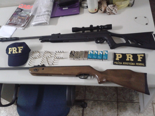 PRF Formosa-GO e PRF Alvorada do Norte-GO: PRF apreende carabina de