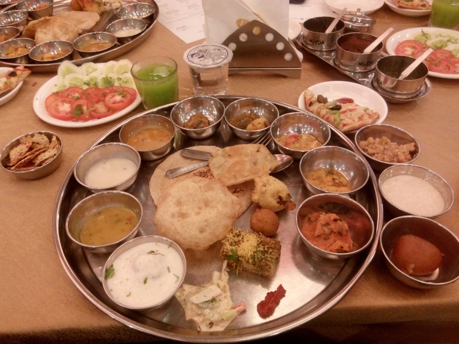 The ‘Grand Thali’ at Tip Top plaza in Naupada Gastronomical Affair