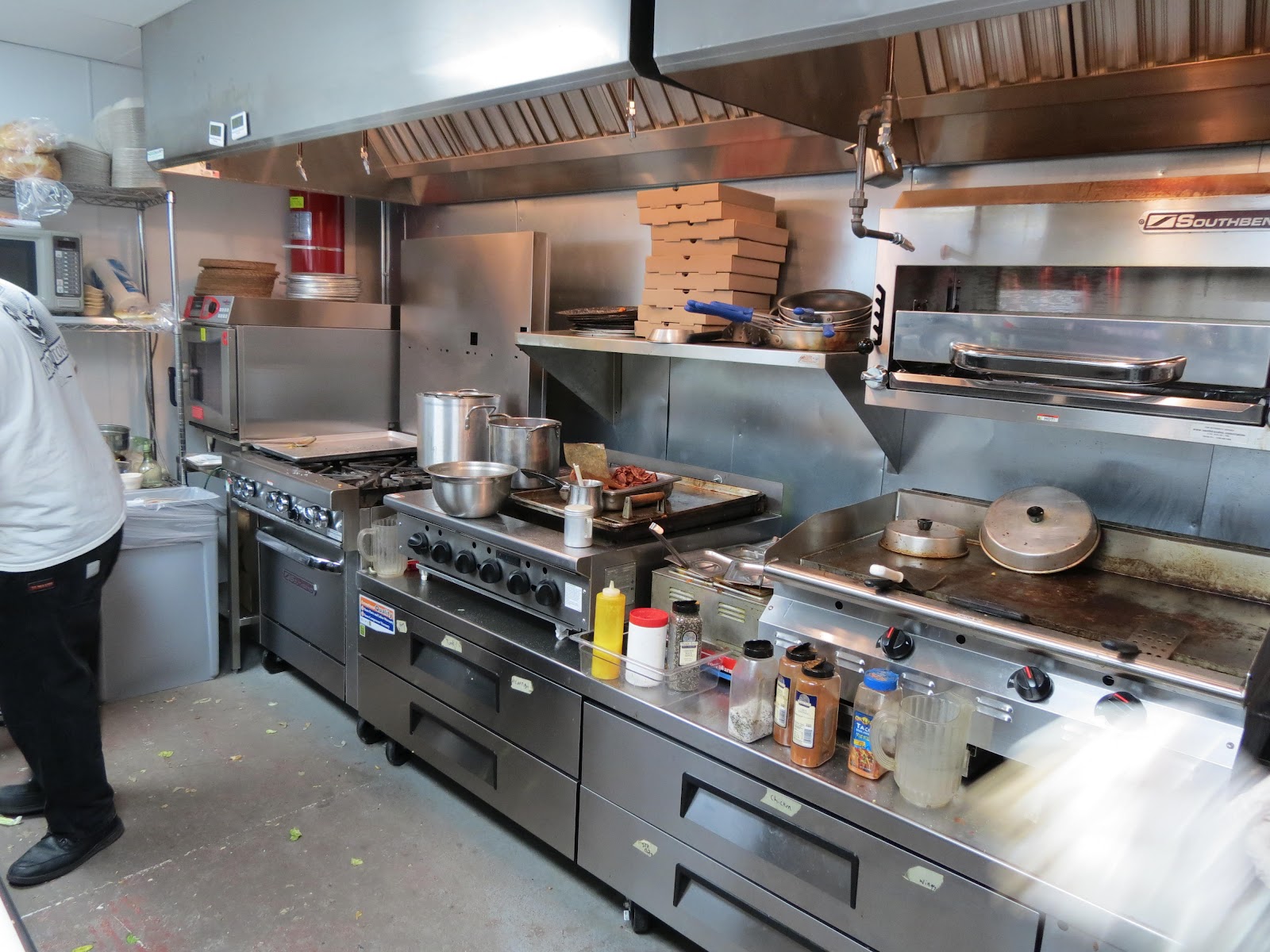 Seating on the lower deck New and enlarged Kitchen