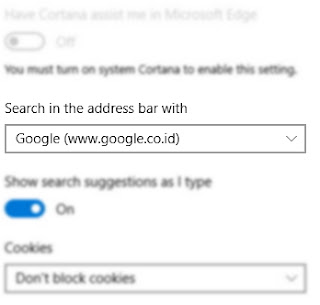 Cara Mengganti Search Engine (Bing) di Micros   oft Edge