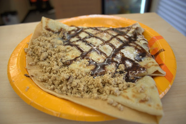 Pancake with halva Pancake with halva
