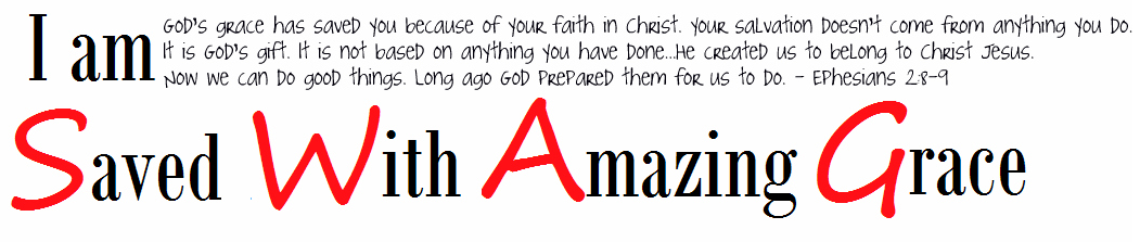 I am Saved With Amazing Grace