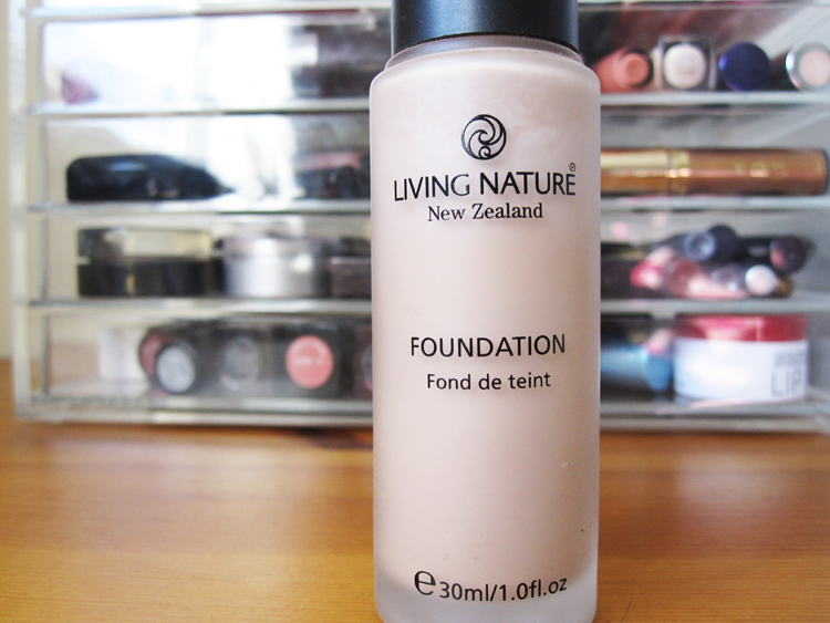 Review & Swatches Living Nature Foundation in Pure Beige We Were