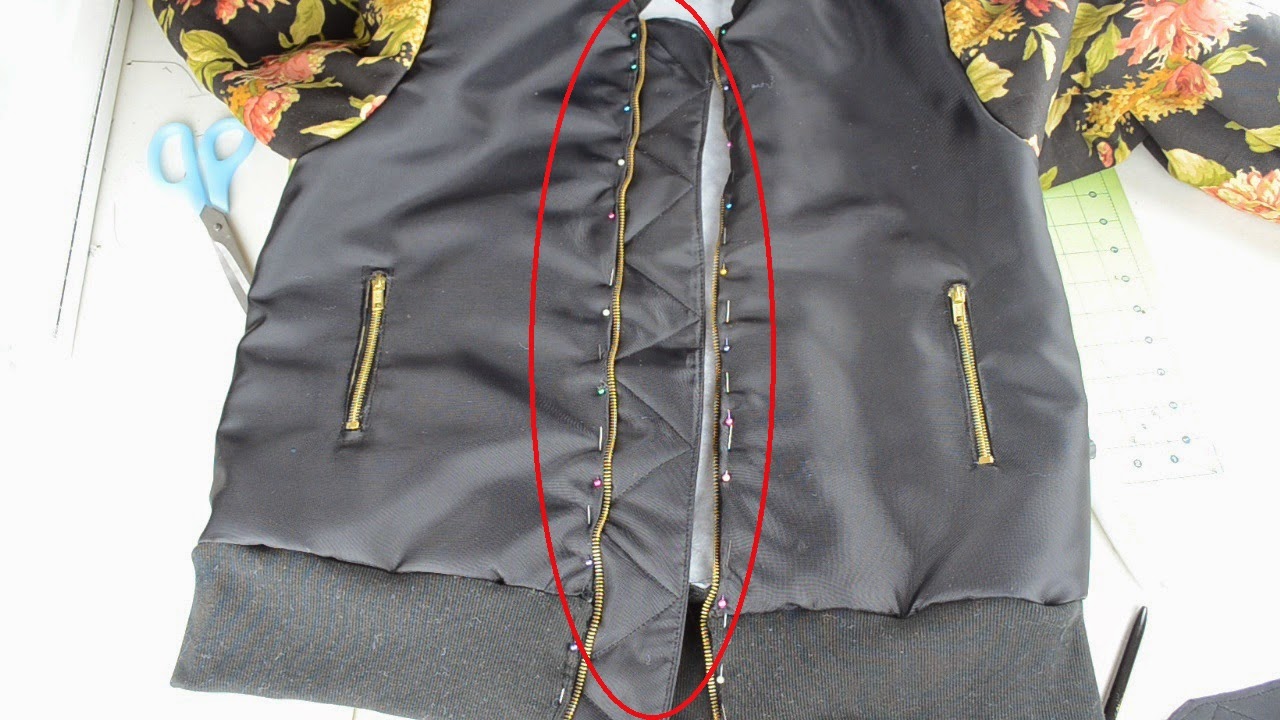 Bomber Jacket Tutorial Diagrams and Pictures