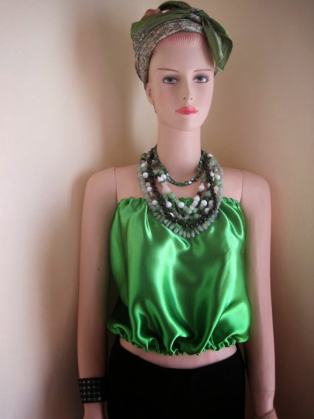 Bandeau Top + FREE Pattern Instructions Greenie Dresses For Less