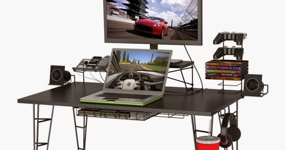 Gigabit Ethernet Routers Atlantic 33935701 Gaming Desk