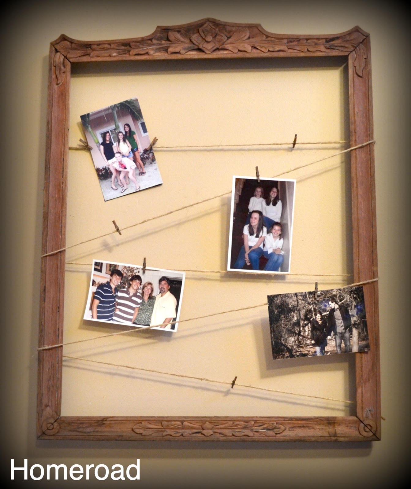 Antique Frame Photo Display Homeroad