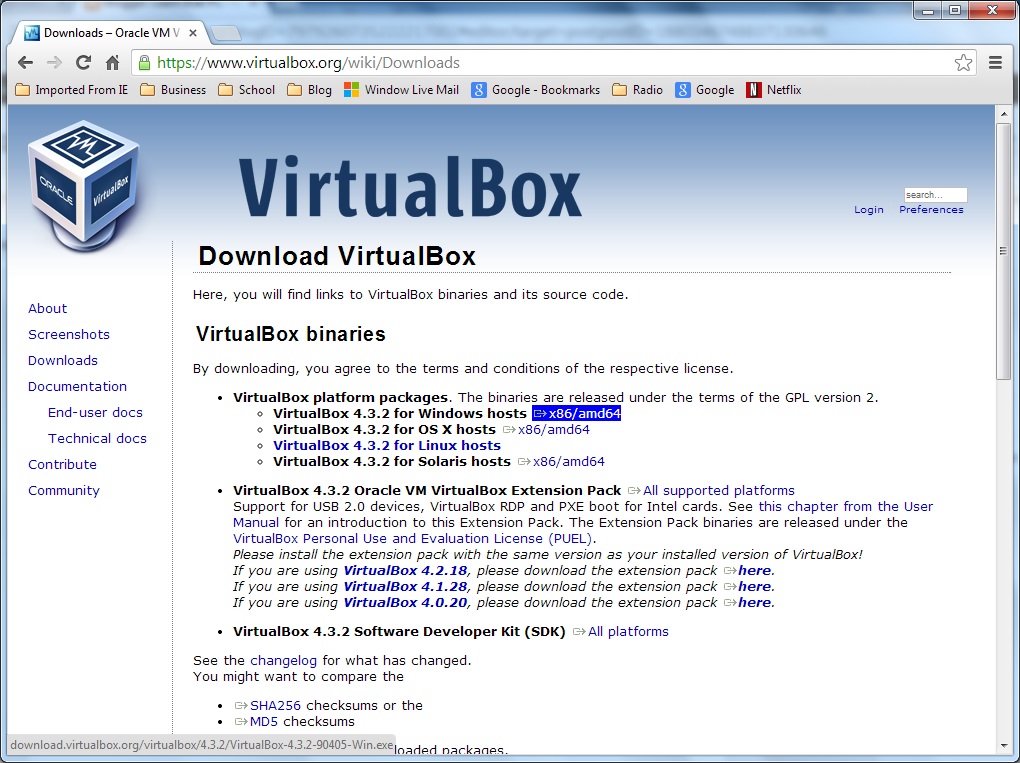 virtualbox org