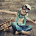 Child imagines himself fly