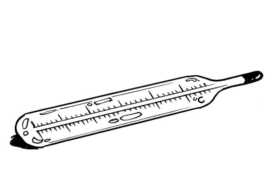 termometro dibujo para colorear temperatura termometro dibujo para