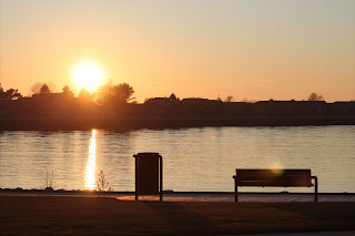 Sunset over PM lake