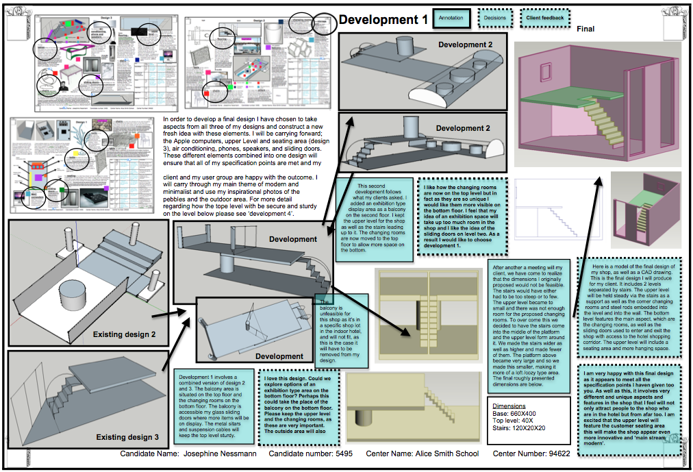 A2 design and technology coursework