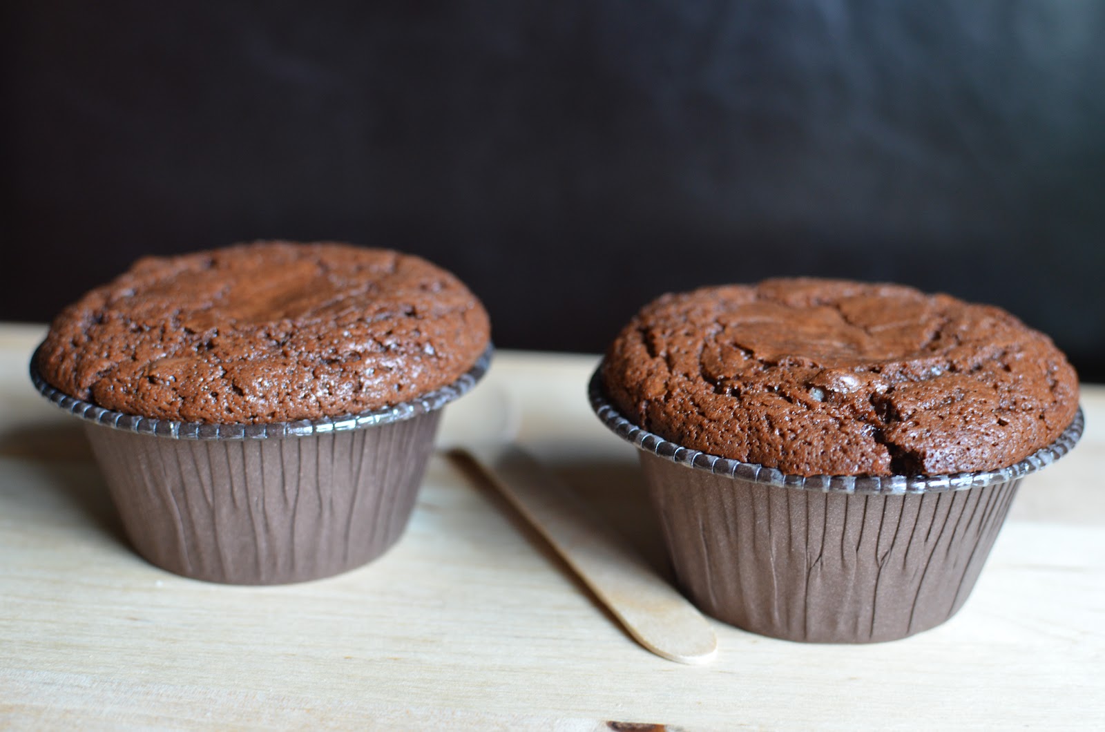 Playing with Flour Warm individual brownies with ice cream