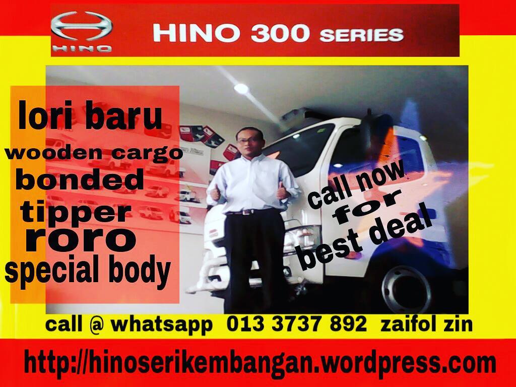 kami menjual lori hino baru