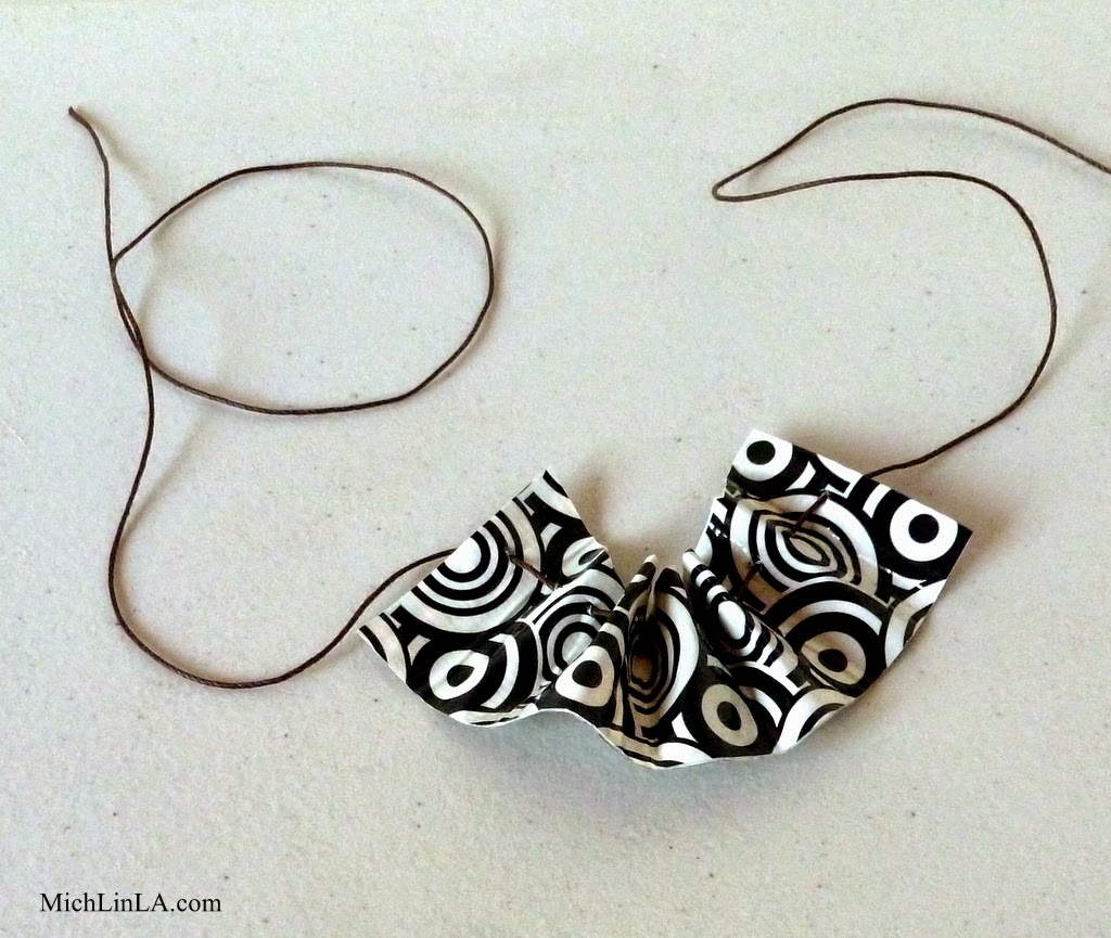 Mich L. in L.A. Duct Tape Necklace Easy DIY!