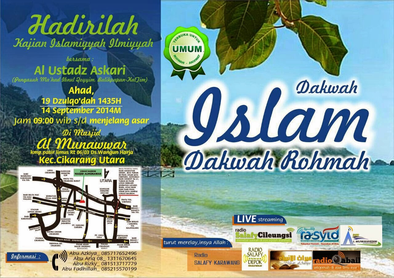 [AUDIO] AlUstadz Abu Mu'awiyah Askari Dakwah Islam