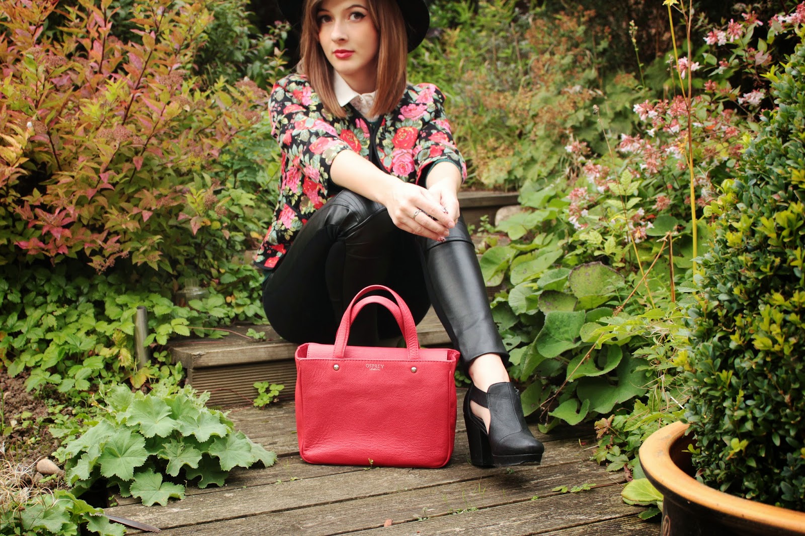 uk fashion blogger styles winter florals