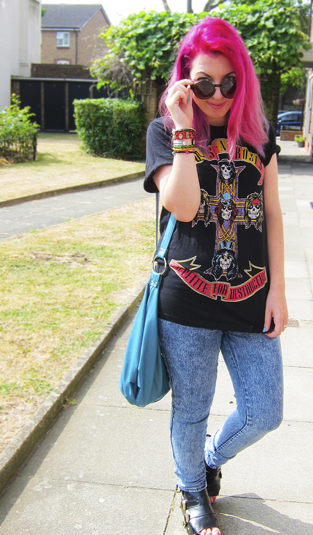 How I Wear A Band Tshirt that's so yesterday