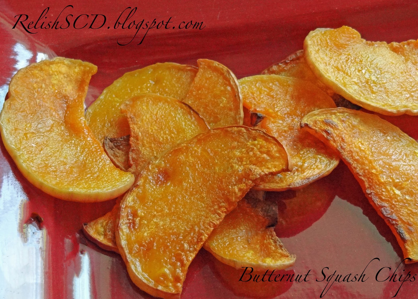 Salted Paleo Crunchy Butternut Squash Chips