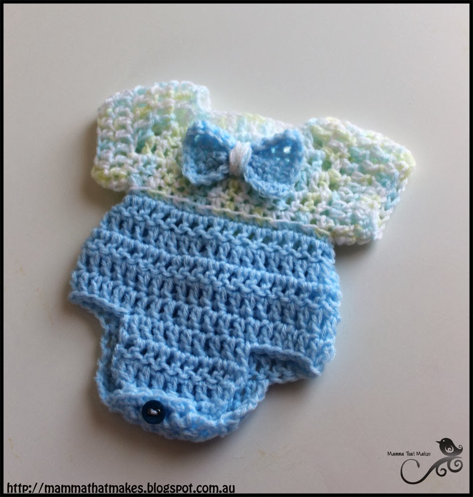 Mamma That Makes: Jacks One Piece - Free Crochet Pattern