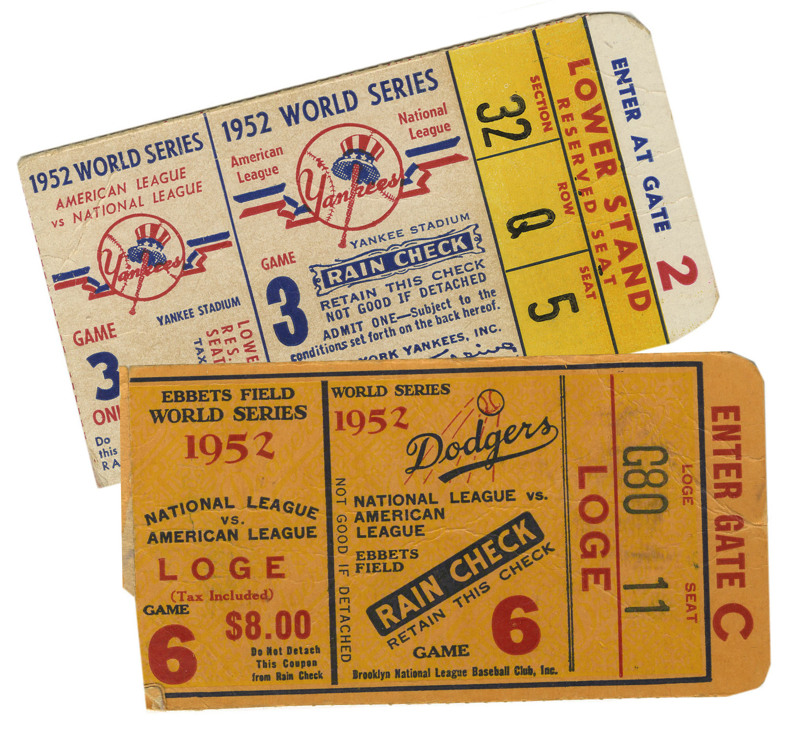 Bob Lemke's Blog 1952 World Series tickets cost teams a nickel