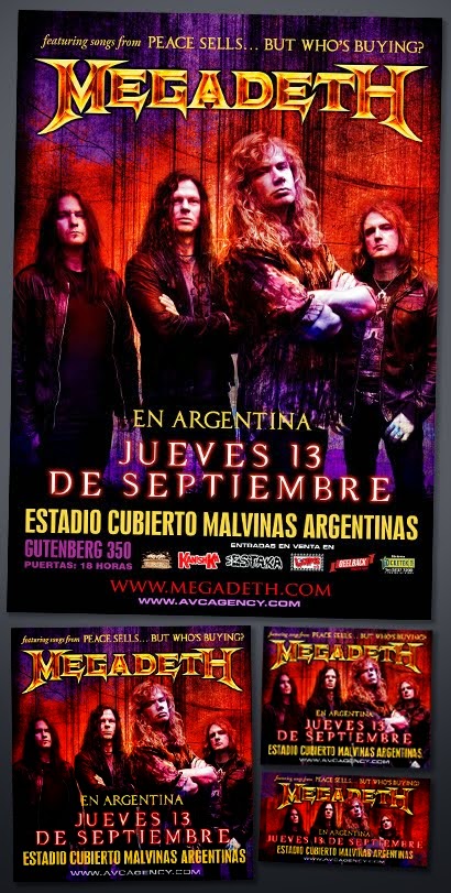 Megadeth 2012 / Pack Prensa Completo