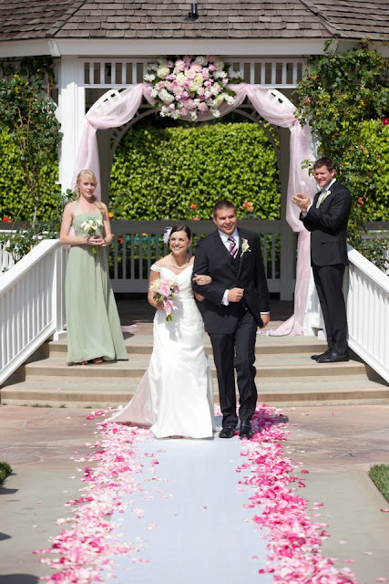 Real Disney Weddings - Brittney and Zack's Springtime Romantic Disneyland Hotel Wedding