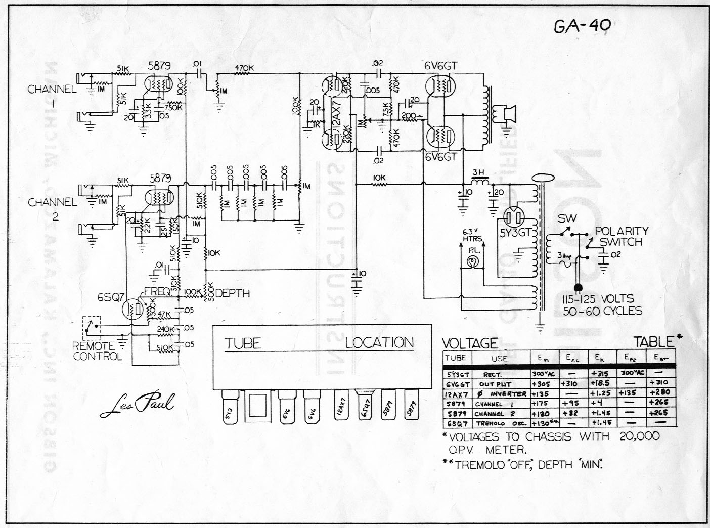 JW Tubes - Amplificadores Valvulados: - Reconstrução de um ... gibson eds 1275 wiring diagram 