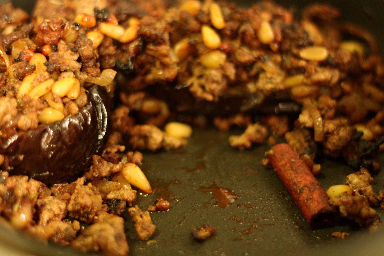 Step One Back to Jerusalem Stuffed Eggplant with Lamb Mince