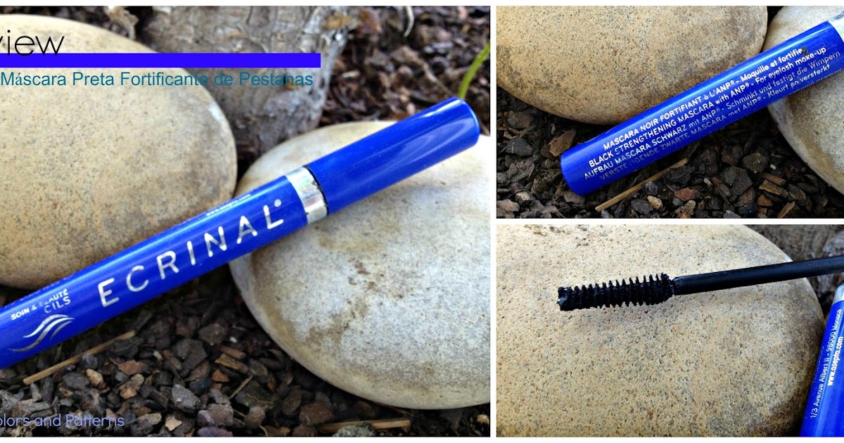 Mix of Colors and Patterns Ecrinal Máscara Preta Fortificante de