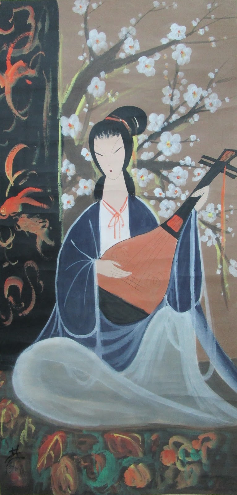 吳昌碩 琵琶圖