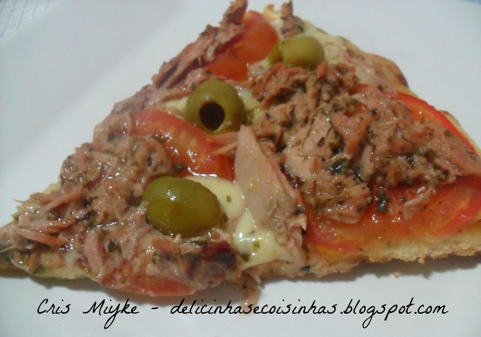 Cobertura de Pizza com Molho de Atum Alho e Óleo Gomes da Costa