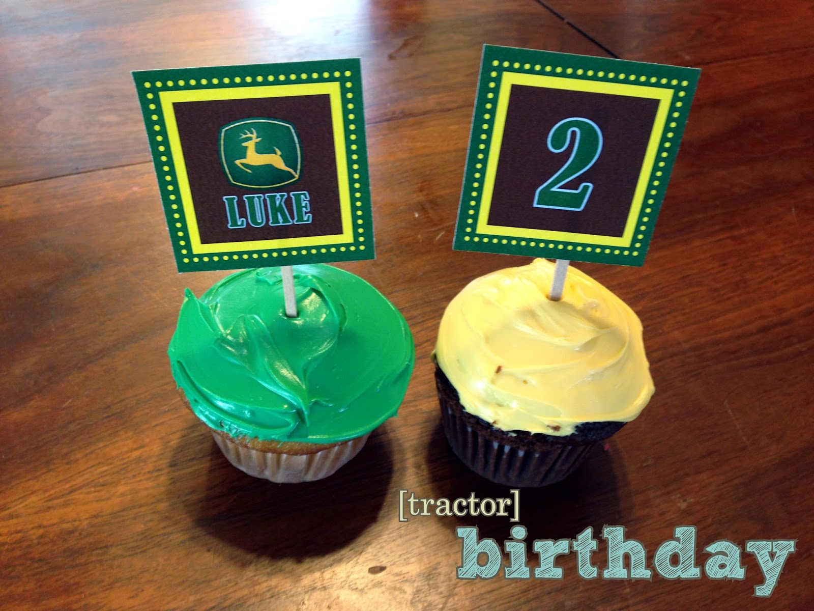 the copper coconut: Tractor Birthday Party