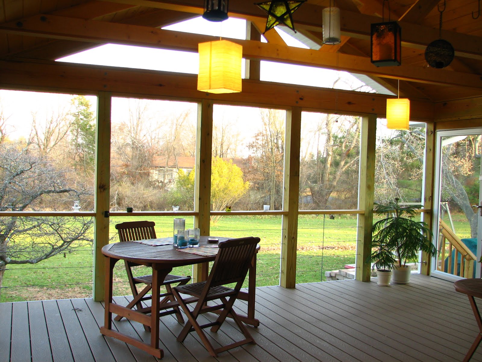 King Truss Screened Porch