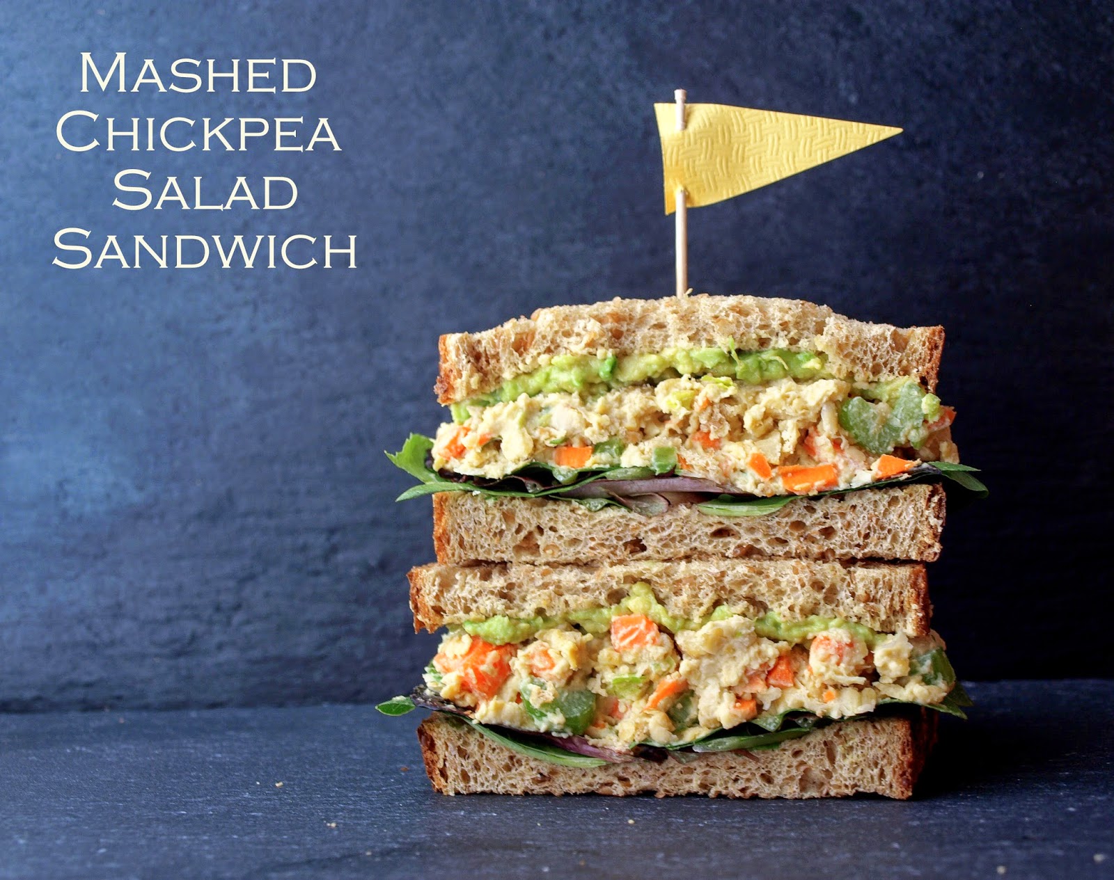 THE SIMPLE VEGANISTA MASHED CHICKPEA SALAD SANDWICH