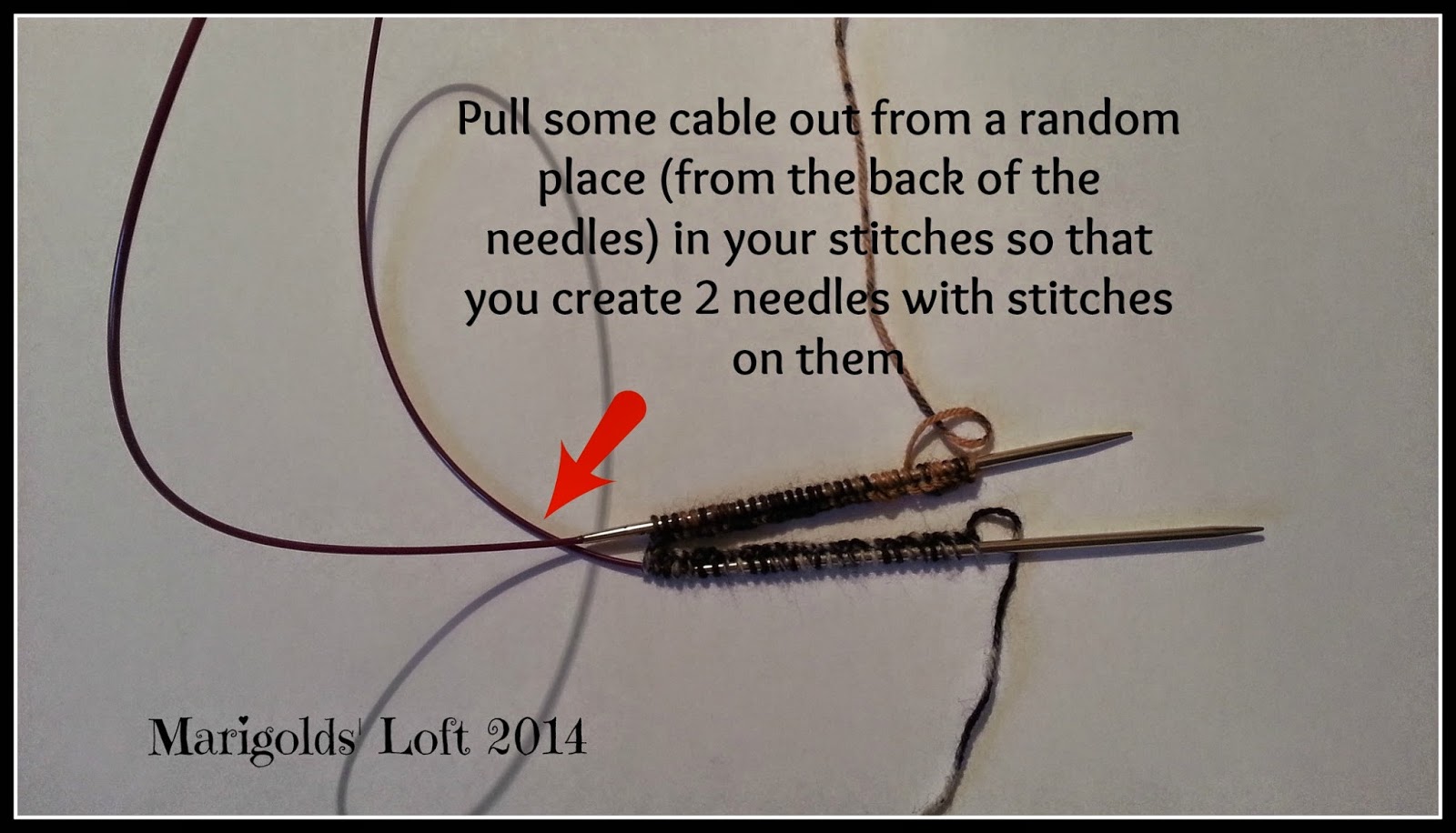 Magic loop for english knitters