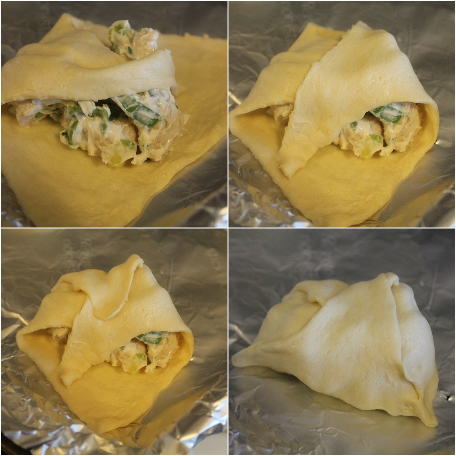 Everything Ali Cream Cheese Chicken Pockets & Hot dogs and Beans