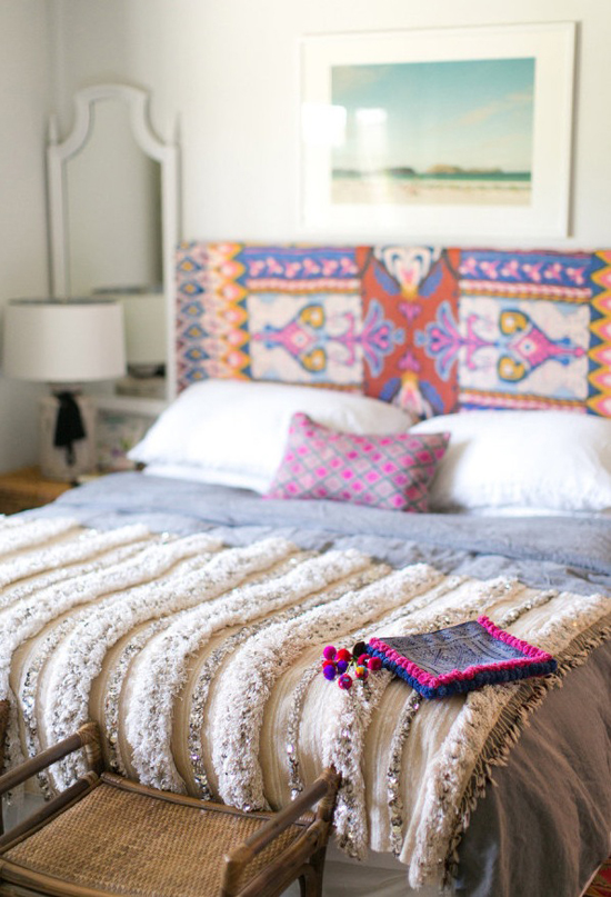 The colorful home of Amber Lewis. Photos by  Bryce Covey via Style Me Pretty.