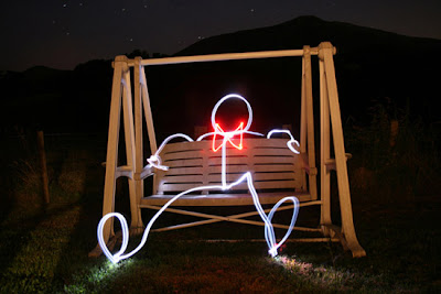 Awesome Light Painting Photography by Unknown - Unusual Staffs