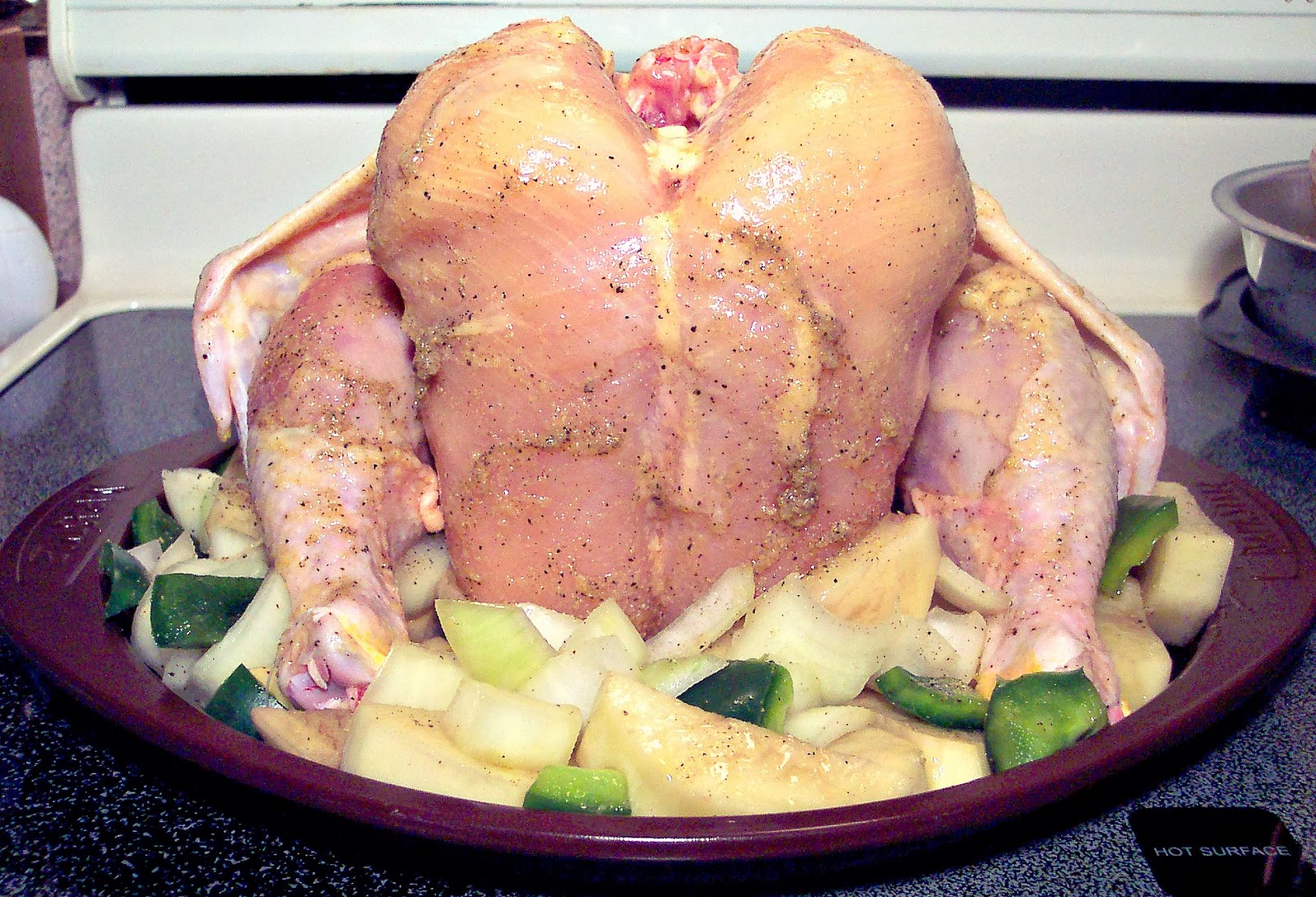 My Recipe Journey Vertically Roasted Chicken with Vegetables