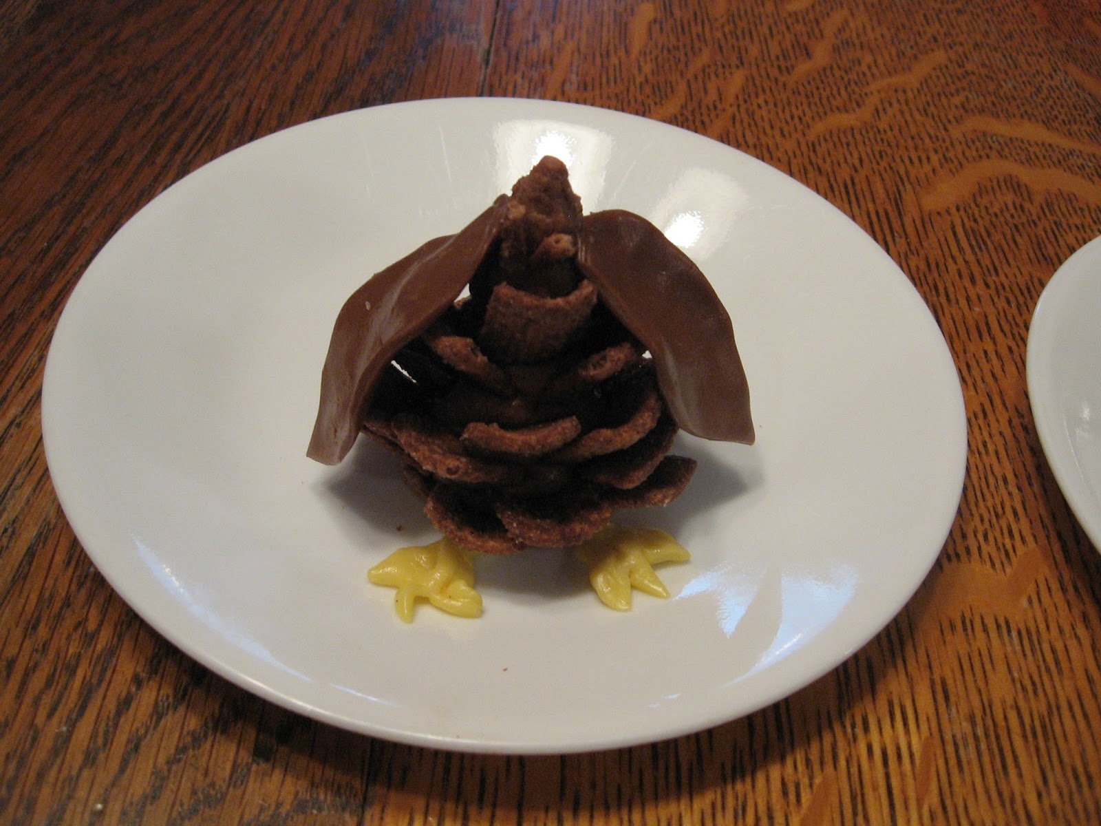 Almost Unschoolers Edible Pine Cone Owl Snacktivity