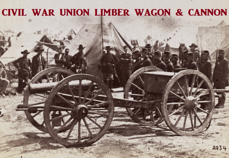 Civil War Limber & Cannon ~