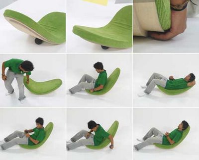 Interior Design Leaf Rocking Chair